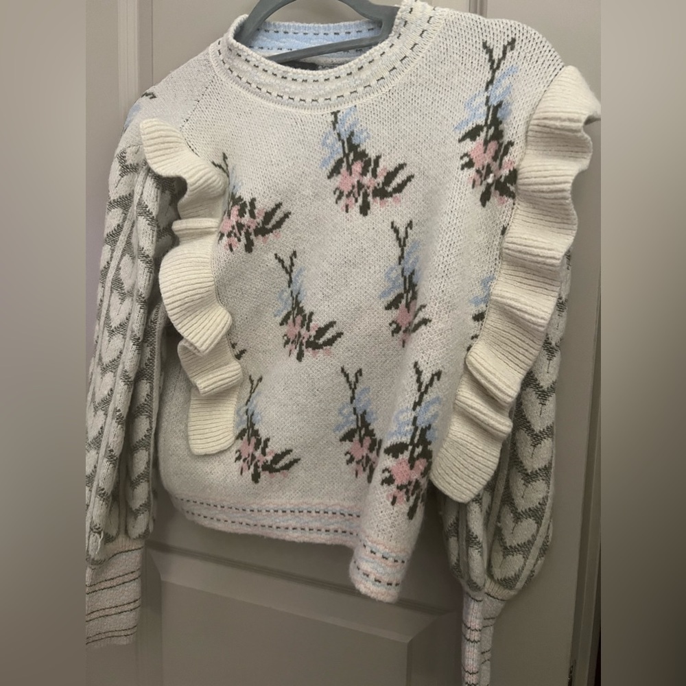 Cider Floral Sweater